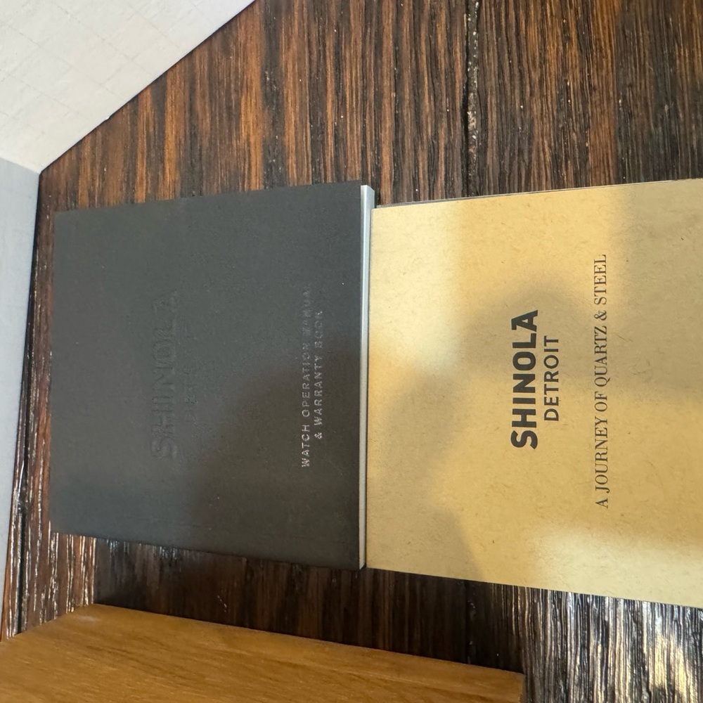 Shinola Cream Dial with Brown Leather Strap Watch - Picture 6 of 9